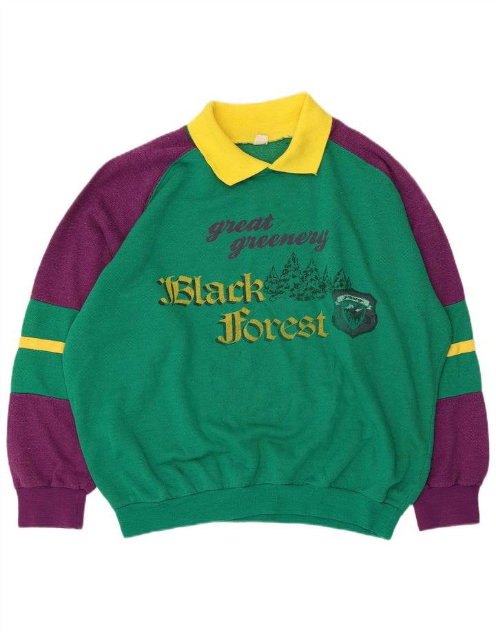 Sims Damen-Sweatshirt in Übergröße mit Grafik, Gr. 40, Gr. Grün