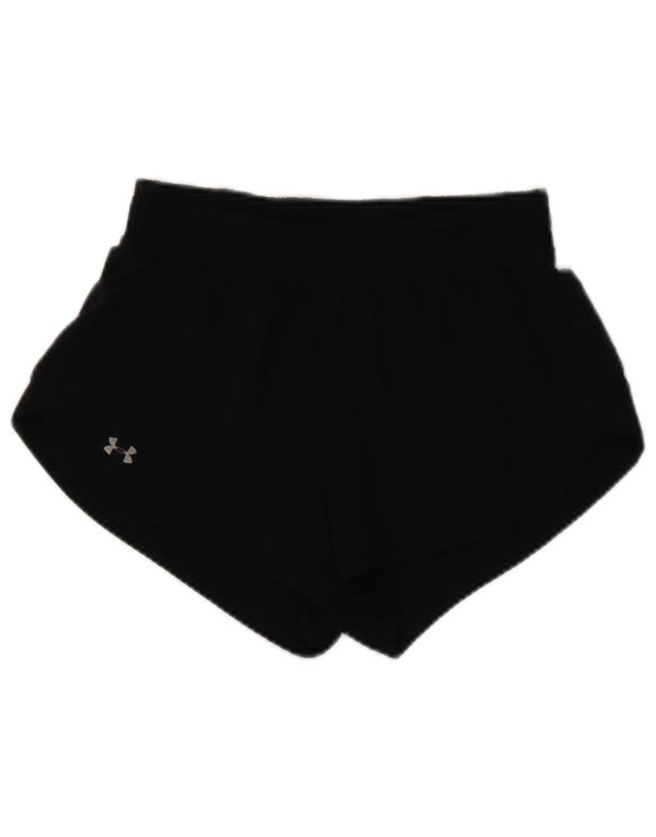 Under Armour Damen Heat Gear Sportshorts UK 6 XS Schwarz Polyester