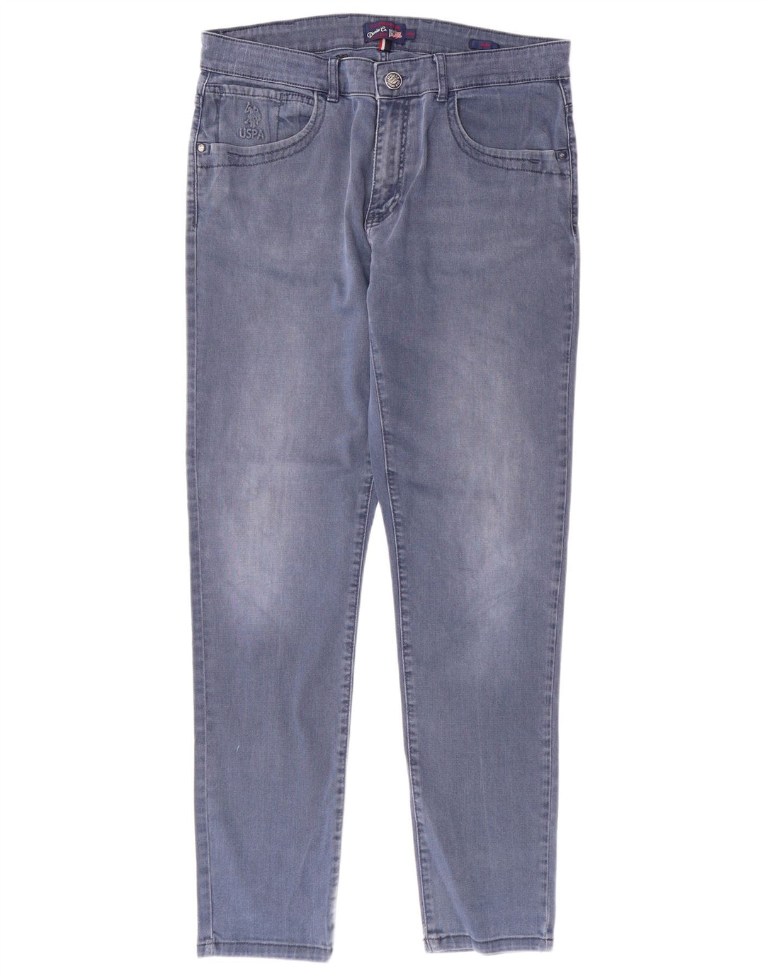 US POLO ASSN. Herren Slim Jeans W34 L31 Marineblaue Baumwolle