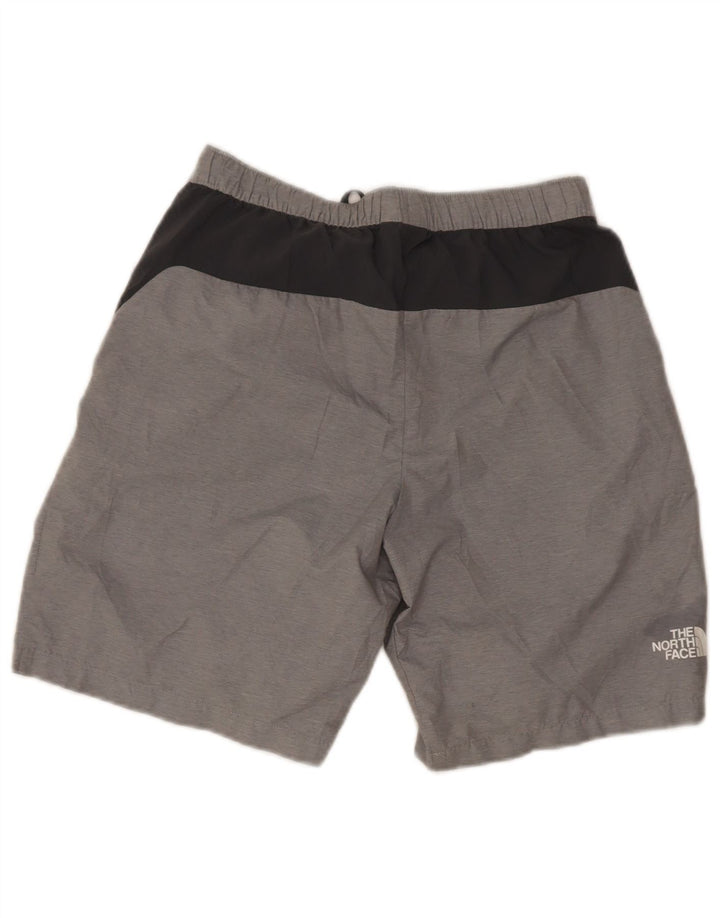 The North Face Herren-Sportshorts, Größe S, Grau, Colourblock-Polyester