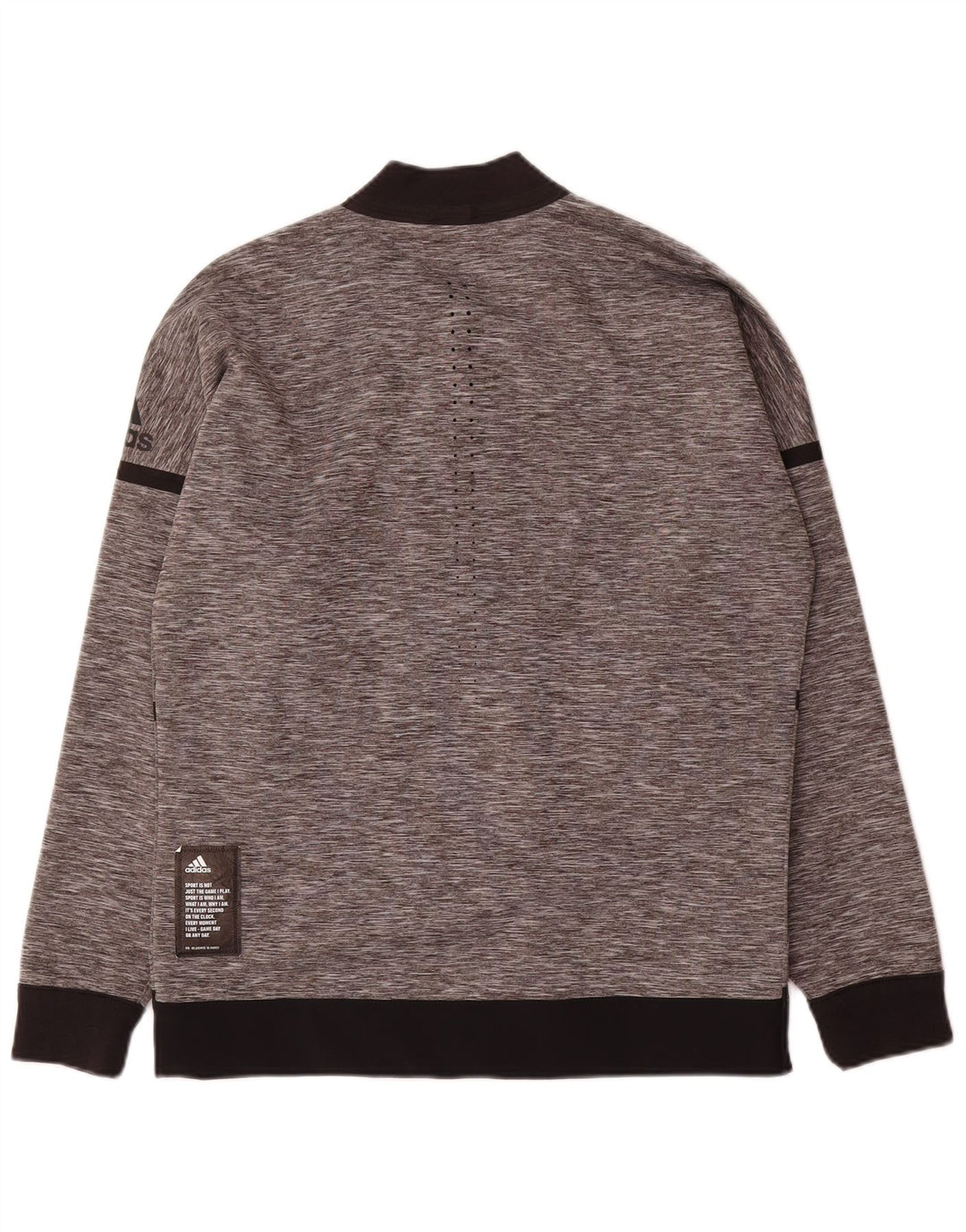 Adidas Herren Wende-Trainingsanzug-Oberteil, Jacke, Größe S, Grau, Farbblock