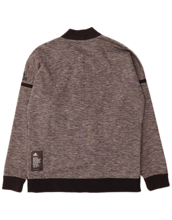 Adidas Herren Wende-Trainingsanzug-Oberteil, Jacke, Größe S, Grau, Farbblock