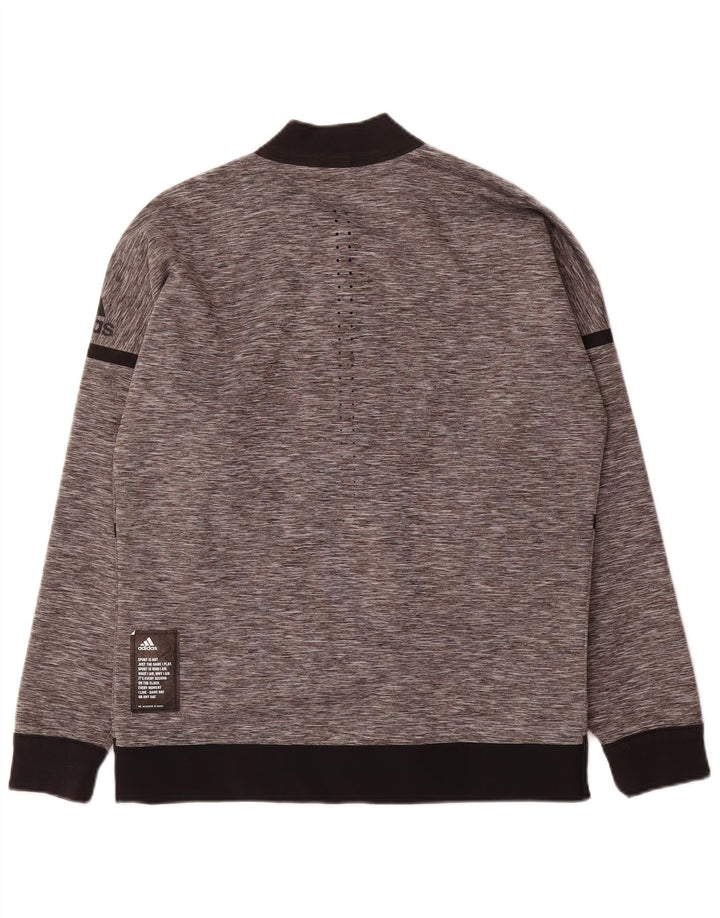 Adidas Herren Wende-Trainingsanzug-Oberteil, Jacke, Größe S, Grau, Farbblock