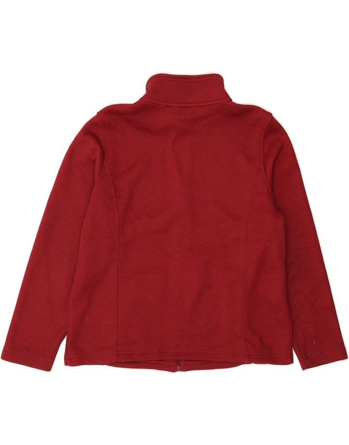 IZOD Womens Tracksuit Top Jacket UK 18 XL Burgundy Polyester Vintage Izod and Second-Hand Izod from Messina Hembry 