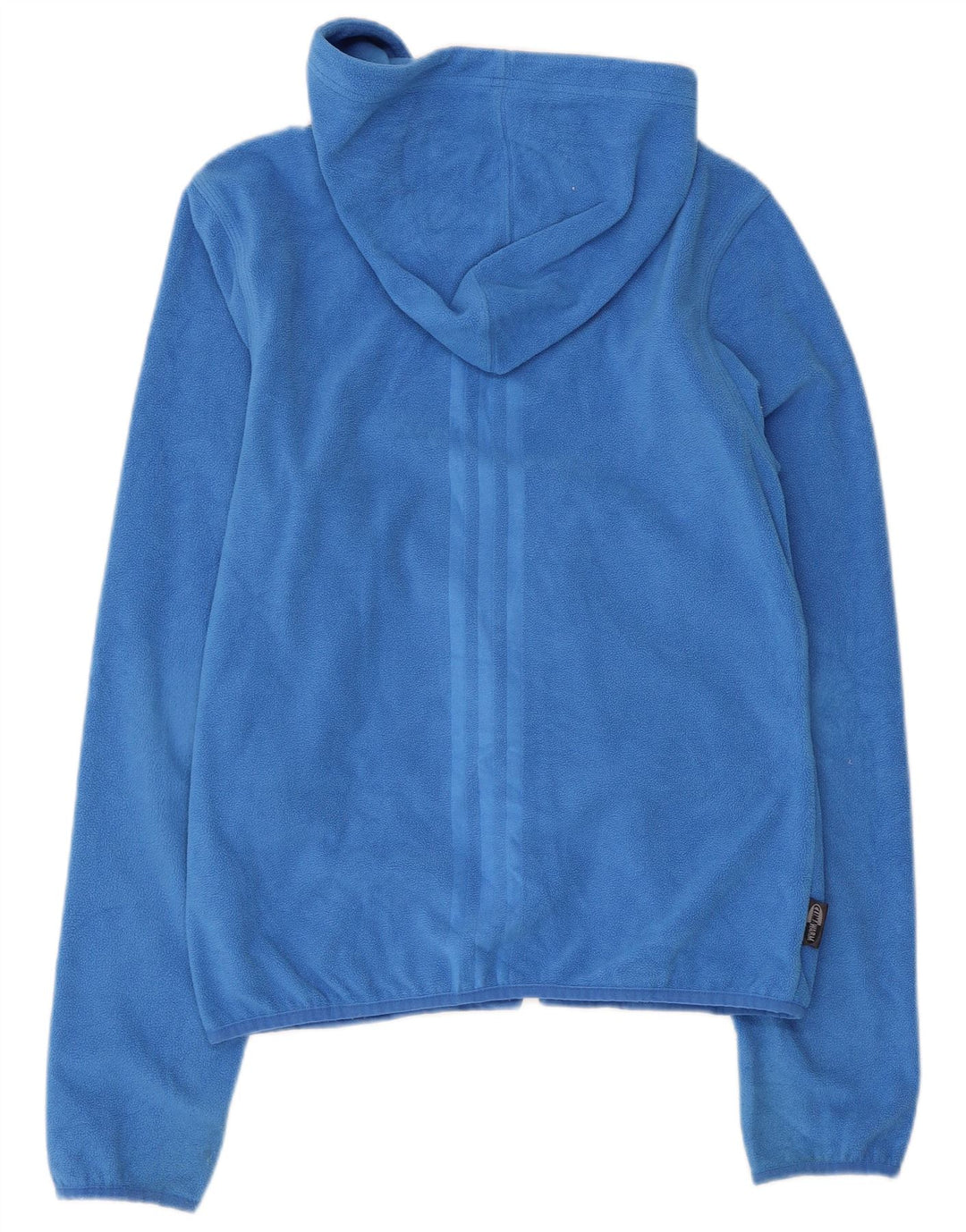 ADIDAS Kapuzen-Fleecejacke für Jungen, 9–10 Jahre, mittelblaues Polyester