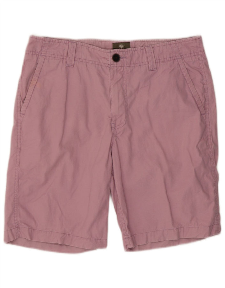 Timberland Herren Chinoshorts W32 mittelrosa Baumwolle
