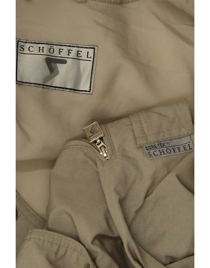 Schöffel Womens Military Oversized Windjacke Mantel EU 40 Mittelgrün