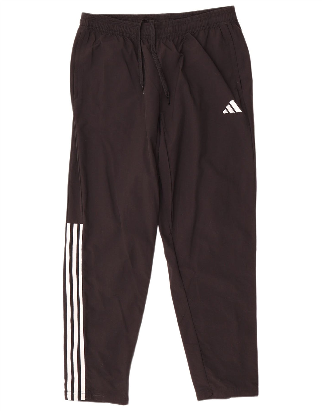 Adidas Herren-Trainingshose, groß, aus schwarzem Polyester