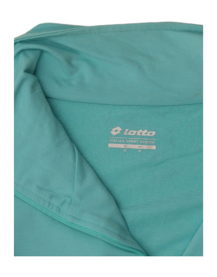 Lotto Damen-Trainingsanzug-Top-Jacke UK 14 Medium Türkis