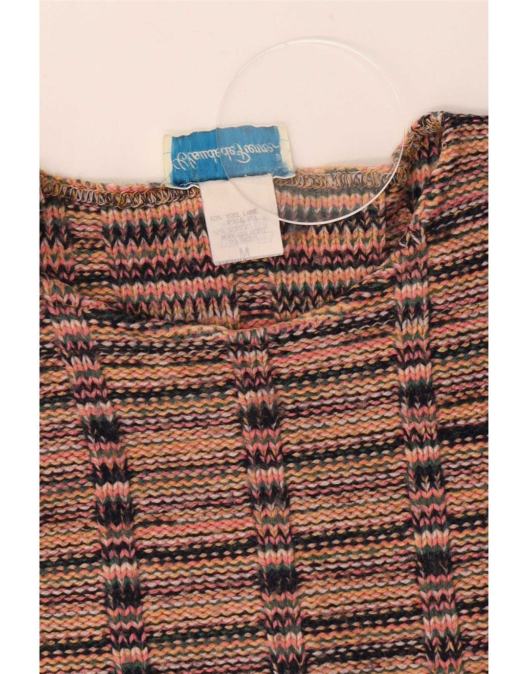 Claude De Pierre Damen-Pullover mit Rundhalsausschnitt, UK 12, mittel, mehrfarbig