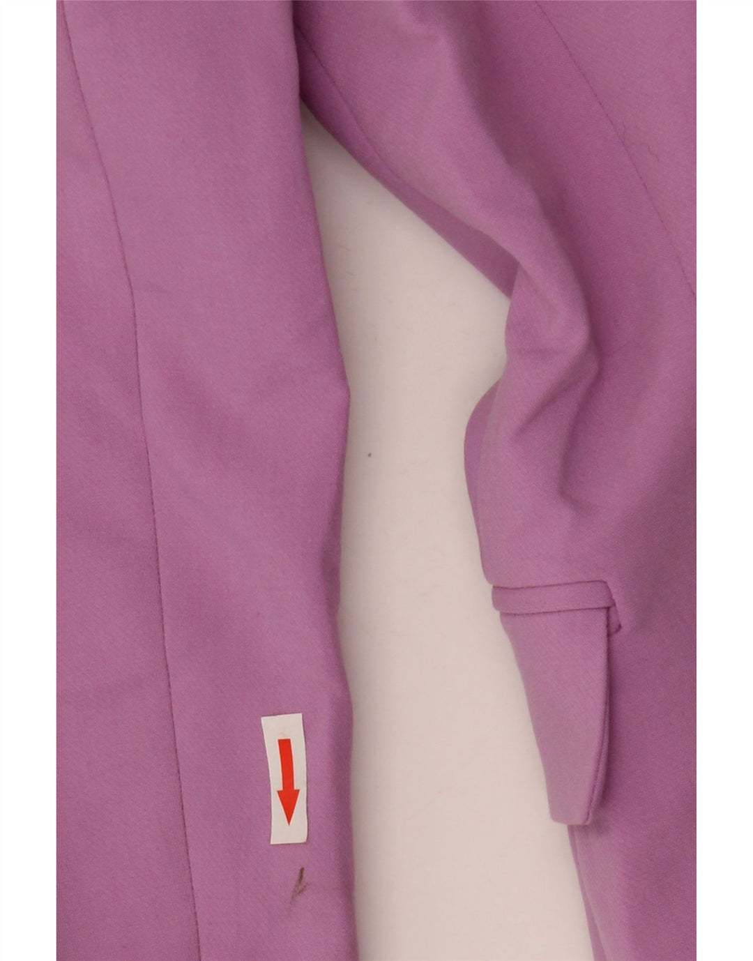 Zara Womens Open Blazer Jacke UK 6 XS Lila Polyester