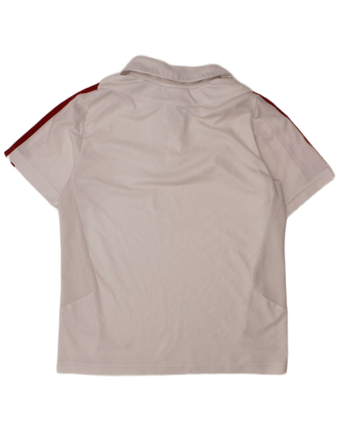 ADIDAS Climacool Poloshirt für Jungen, 9–10 Jahre, weißes Polyester
