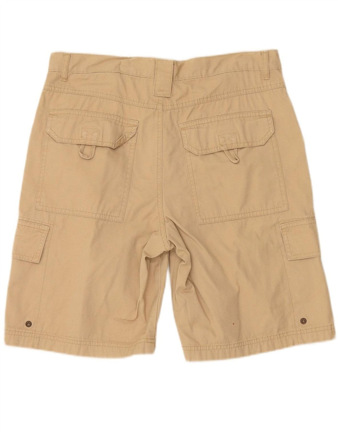 ASICS Mens Cargo Shorts Medium W32 Beige Cotton