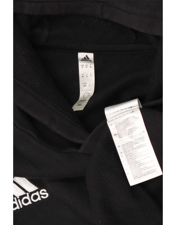 Adidas Herren Kapuzenpullover Mittelschwarz Baumwolle