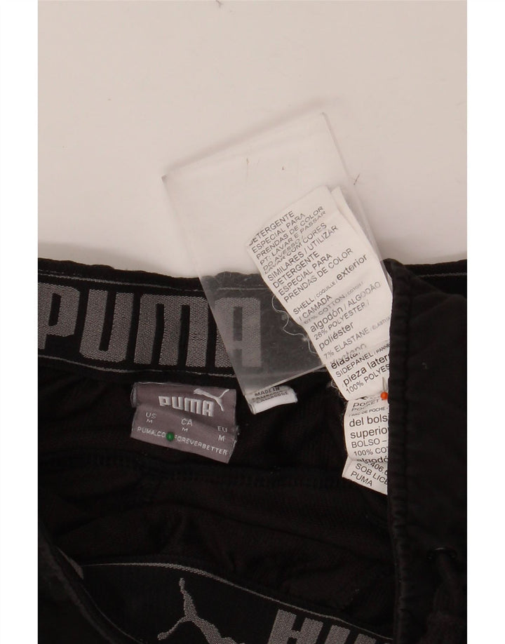 PUMA Herren-Trainingshose, mittelschwarz, Baumwolle