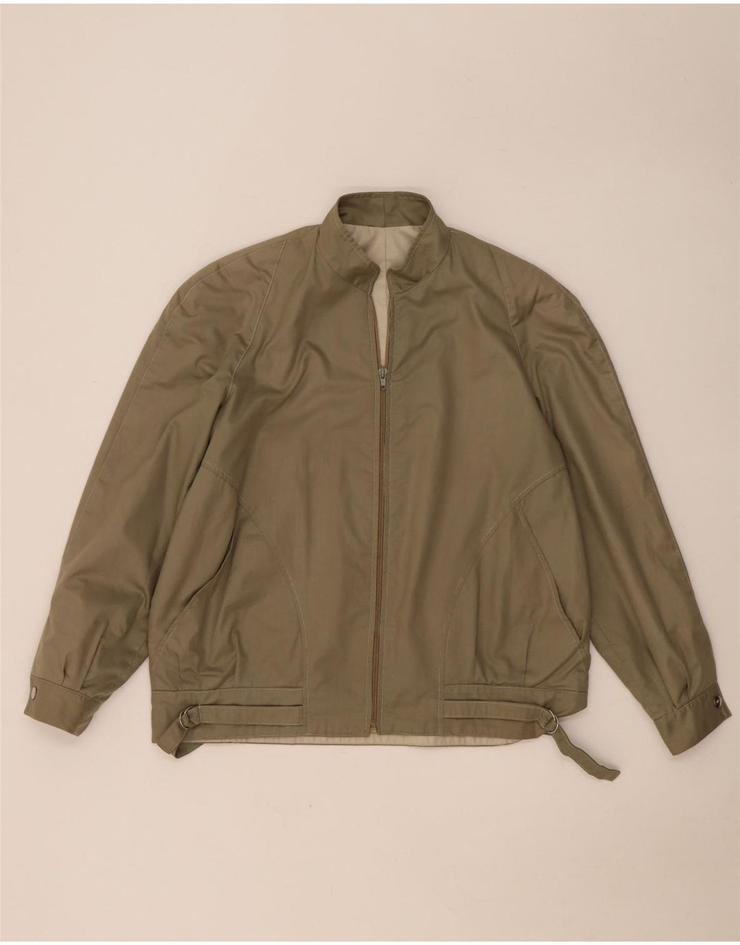 VINTAGE Herren Bomberjacke UK 40 Large Khaki
