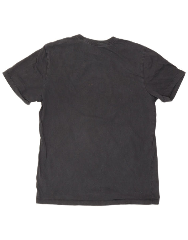 Nike Herren T-Shirt Top Large Schwarz Baumwolle