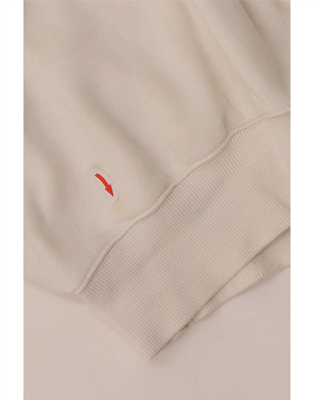 Nike Damen-Sweatshirt, übergroß, kurz geschnitten, mit Reißverschluss, UK 10, Größe S, Weiß