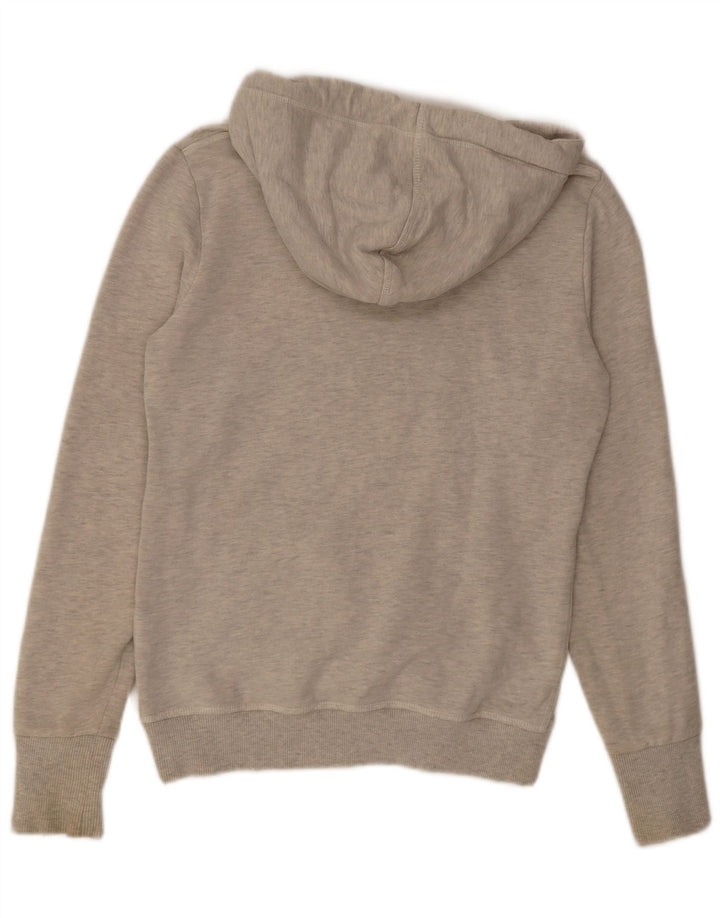 Superdry Herren-Kapuzenpullover mit Grafik, Größe S, graue Baumwolle