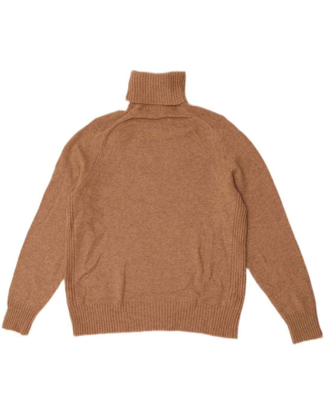 Marks & Spencer Rollkragenpullover für Damen, UK 18, XL, Beige, Wolle