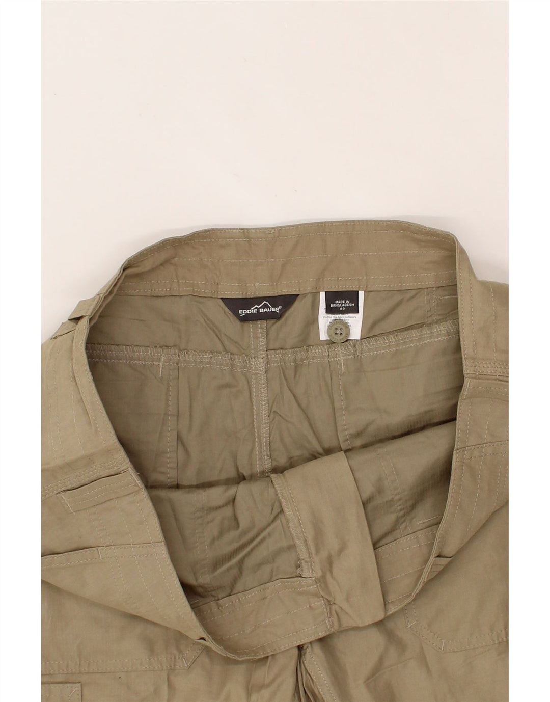EDDIE BAUER Mens Cargo Shorts W40 XL Beige Cotton Vintage Eddie Bauer and Second-Hand Eddie Bauer from Messina Hembry 