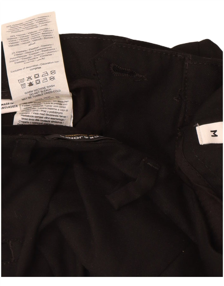 JACK & JONES Herren Chinoshorts Medium W30 Schwarz Polyester