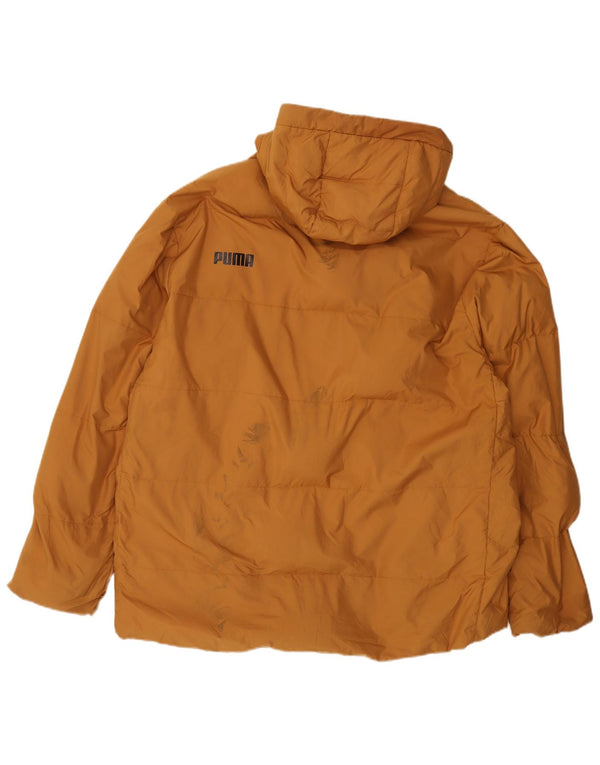 Puma Herren Kapuzenjacke, gepolstert, UK 42, XL, Beige, Polyester