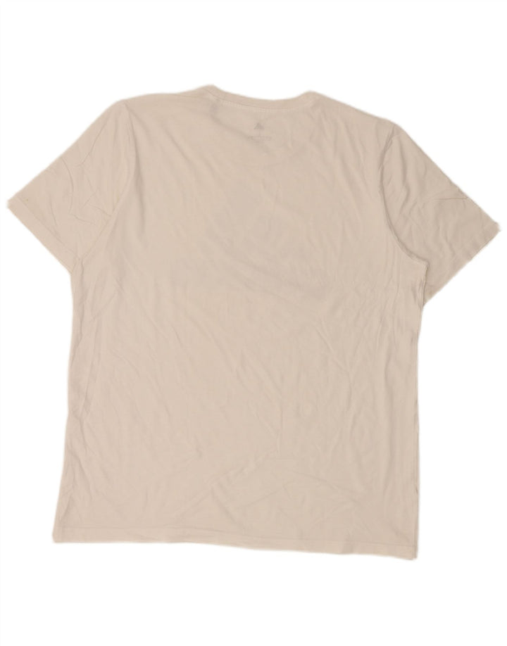 Adidas Herren Grafik T-Shirt Top Large Weiß