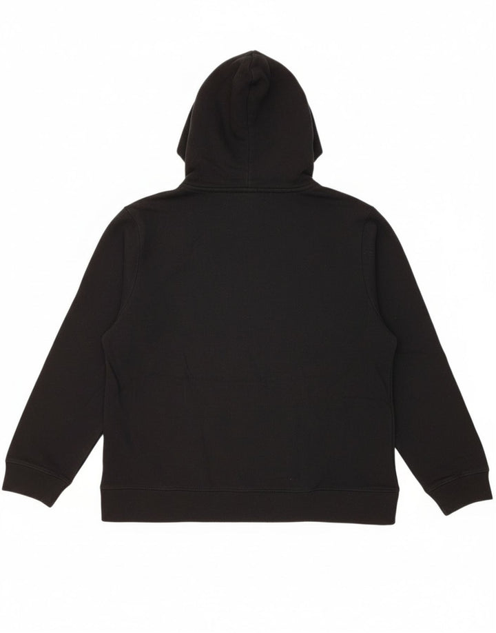Gap Womens Graphic Hoodie Pullover UK 14 Mittelschwarze Baumwolle