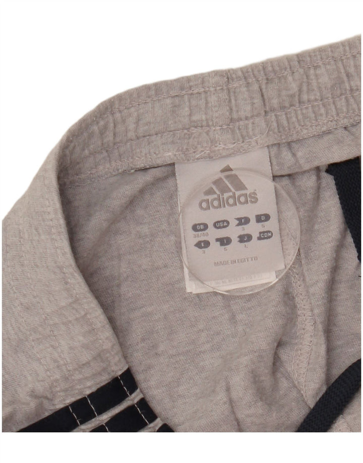 Adidas Herren-Trainingshose, UK 38/40, mittelgraue Baumwolle