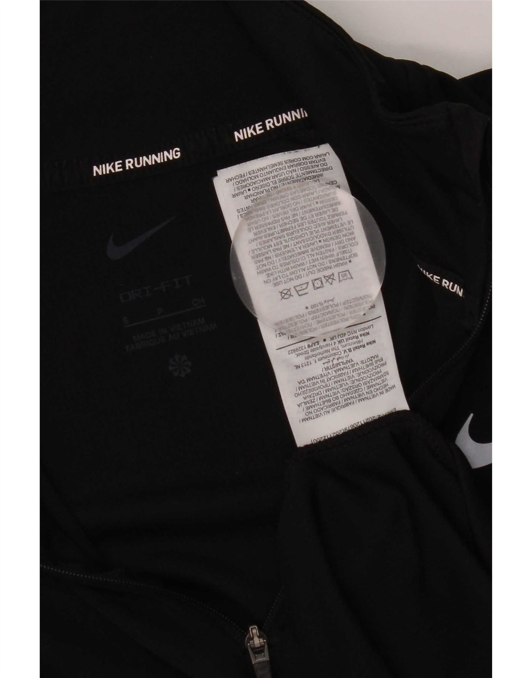 Nike Damen Dri Fit Pullover-Trainingsanzugoberteil mit Reißverschluss, UK 10, Größe S, Schwarz