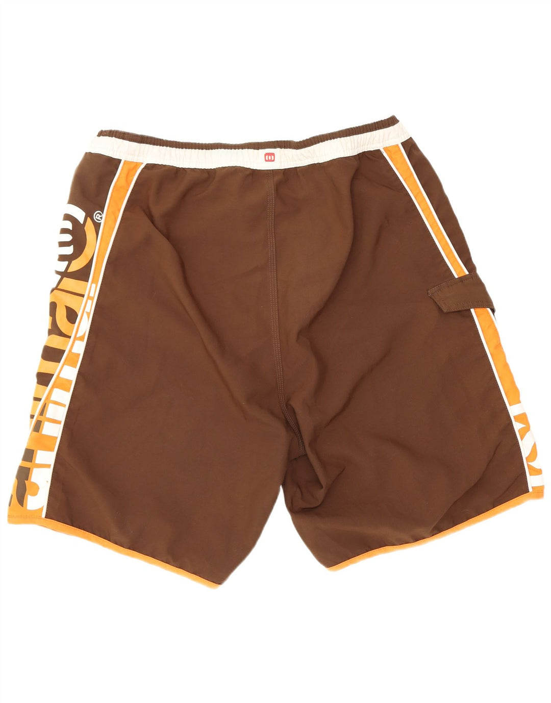Animal Herren-Badeshorts mit Grafik, groß, weißes Farbblock-Polyester