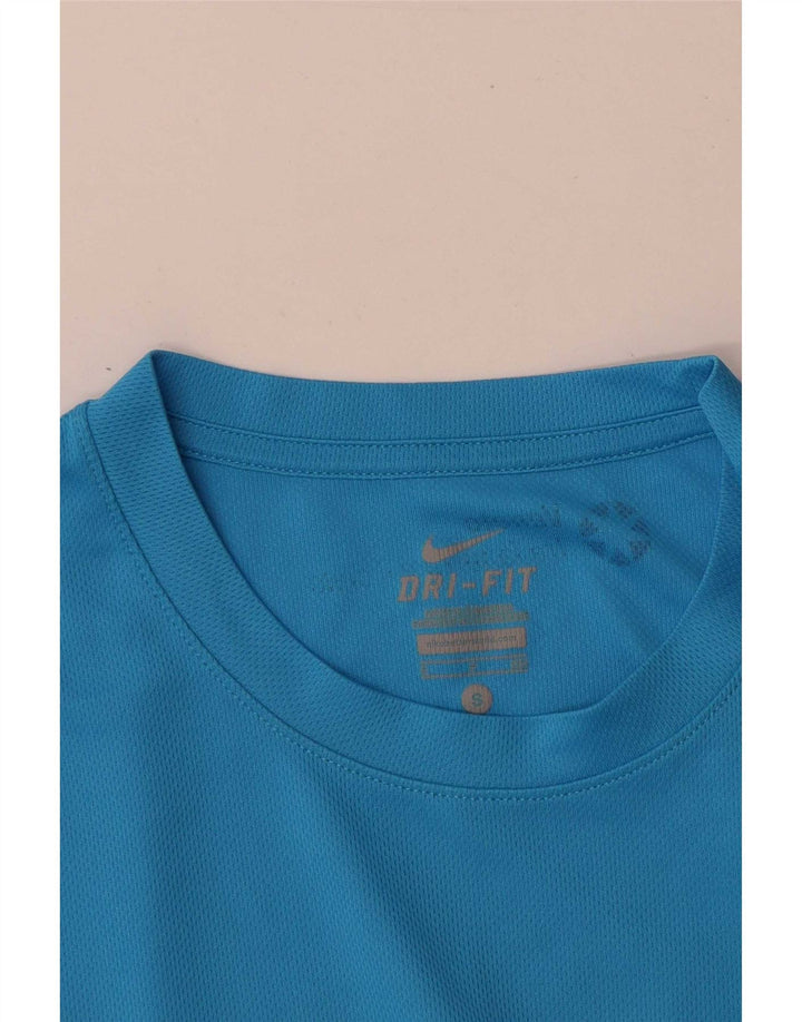Nike Herren Dri Fit Graphic T-Shirt Top Small Blau