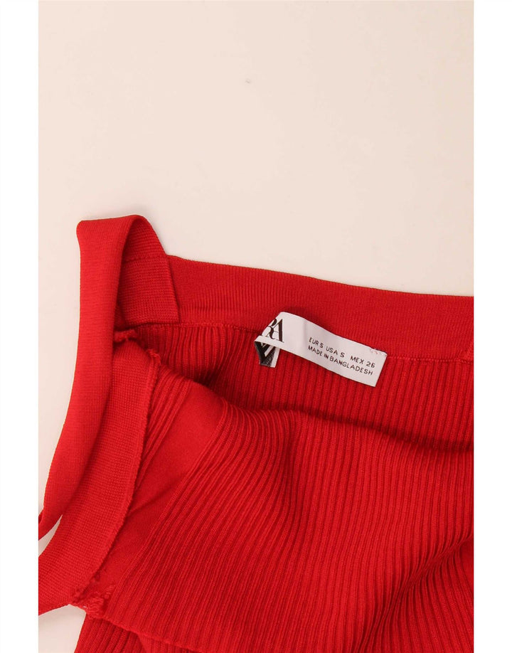 Zara Damen Cami Top UK 8 Small Rot