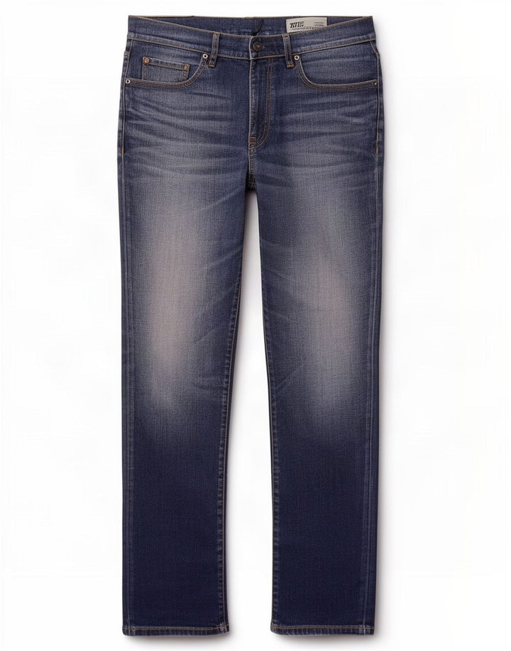 Rifle Herren Straight Jeans W36 L33 Blaue Baumwolle