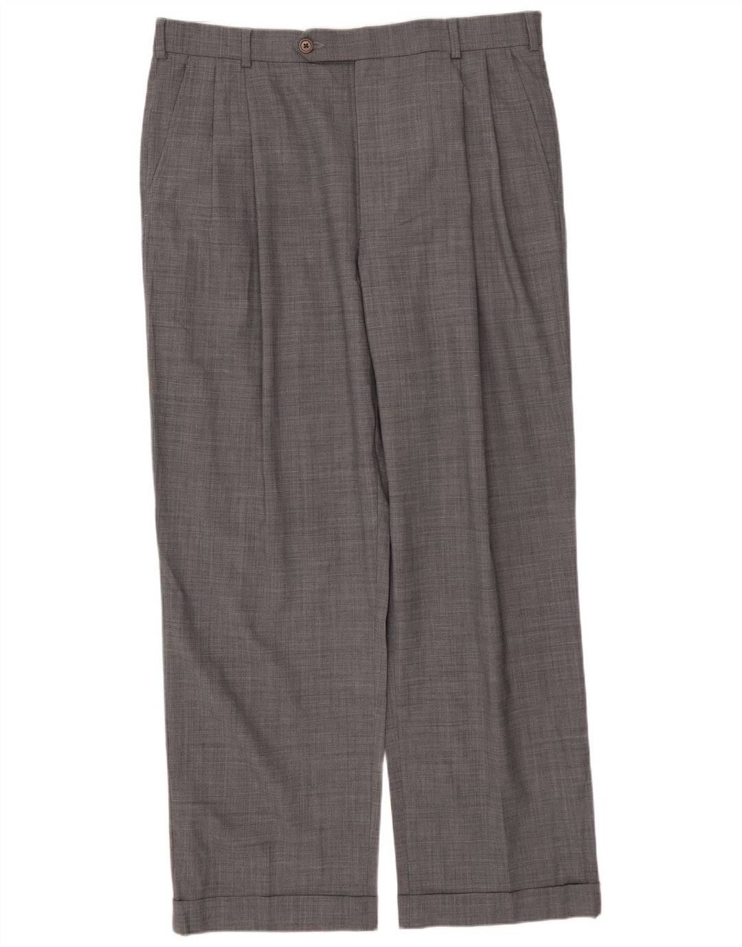 BROOKS BROTHERS Herren 346 2-Knopf 2-teiliger Anzug UK 42 XL W34 L29 Graue Wolle