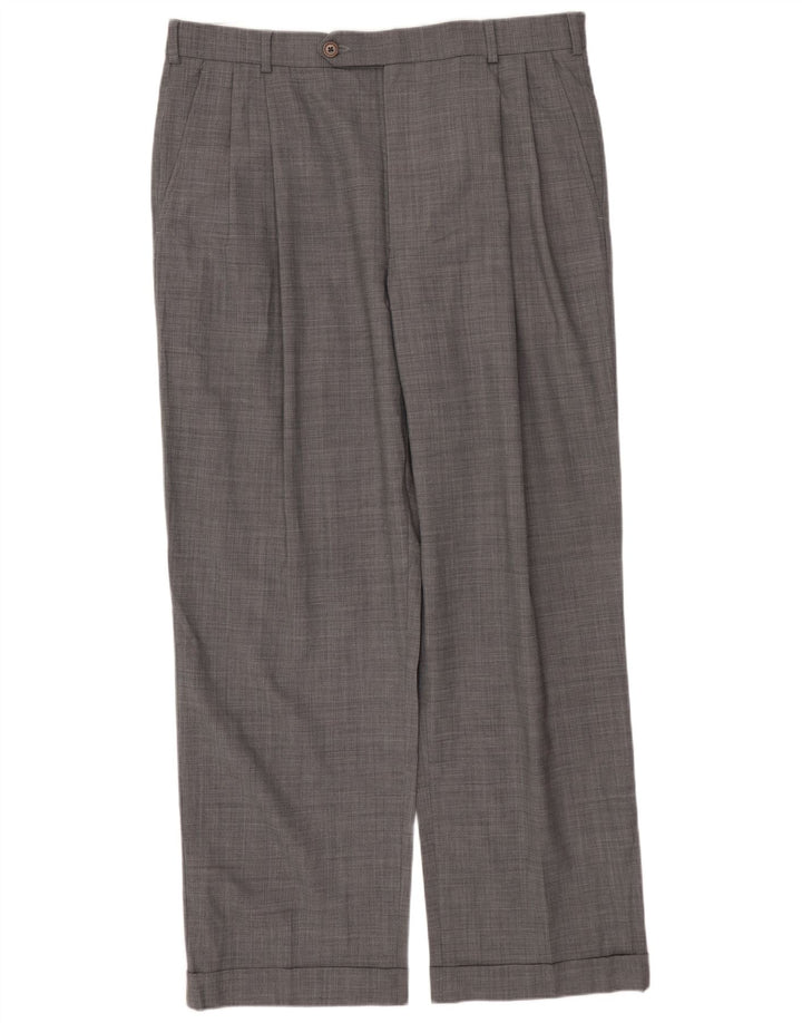 BROOKS BROTHERS Herren 346 2-Knopf 2-teiliger Anzug UK 42 XL W34 L29 Graue Wolle