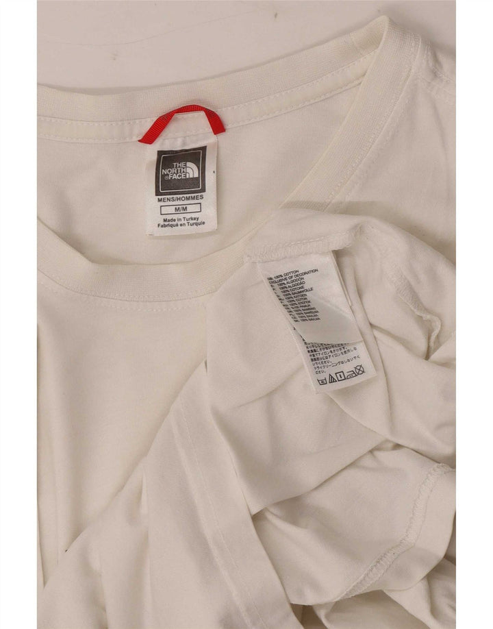 The North Face Herren-T-Shirt-Oberteil aus mittelweißer Baumwolle
