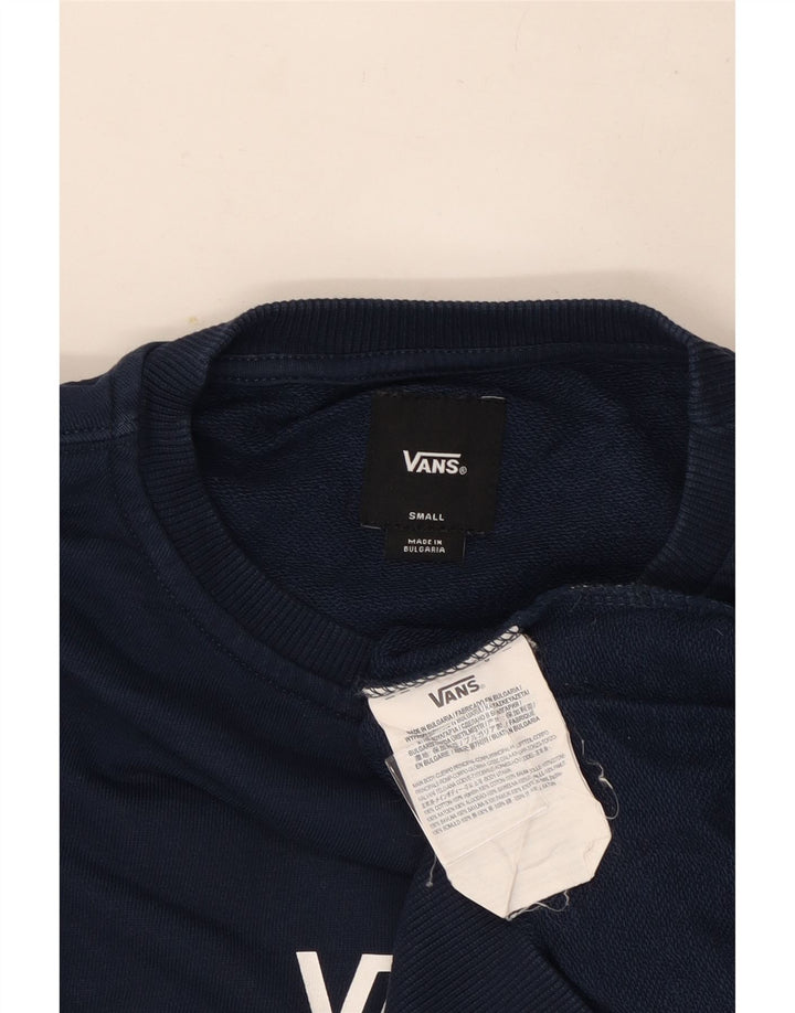 Vans Herren-Sweatshirt-Pullover, klein, marineblau, Baumwolle