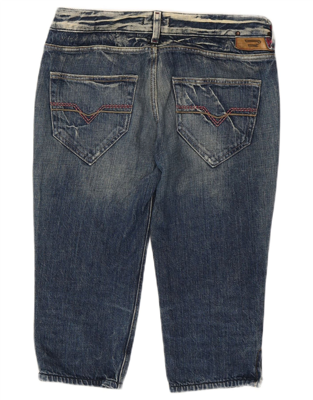 DIESEL Herren Denim-Bermudashorts W29 mittelblaue Baumwolle