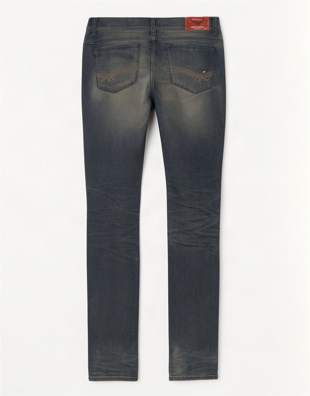 Tommy Hilfiger Damen Slim Jeans W28 L32 Blaue Baumwolle