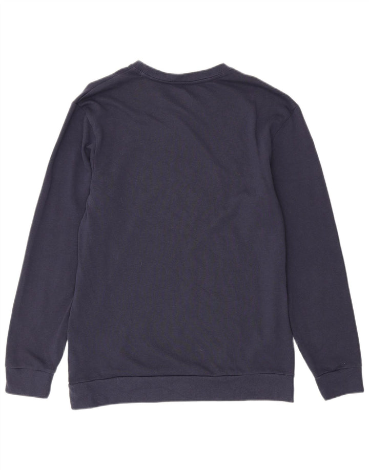 Calvin Klein Herren-Sweatshirt mit Grafik, mittlere marineblaue Baumwolle
