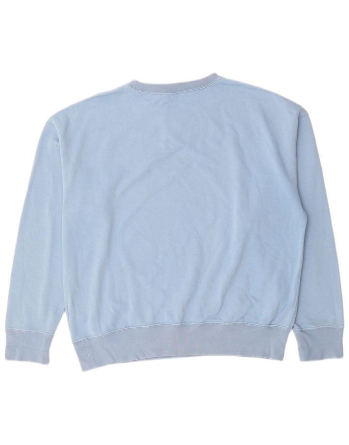 Übergroßer Sweatshirt-Pullover für Damen von Polo Ralph Lauren, Gr. 16, Blau