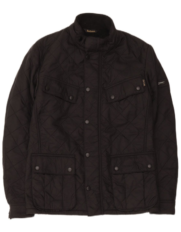 Barbour Herren Steppjacke UK 36 Small Schwarz Polyester