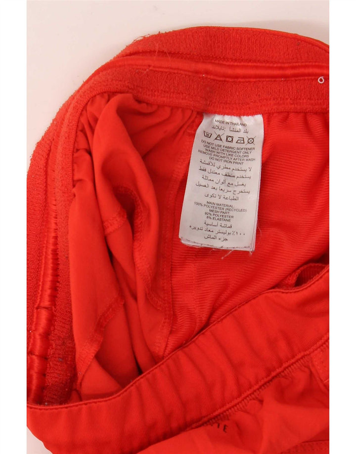 Adidas Herren Climalite Sport Shorts Small Rot Colourblock Polyester