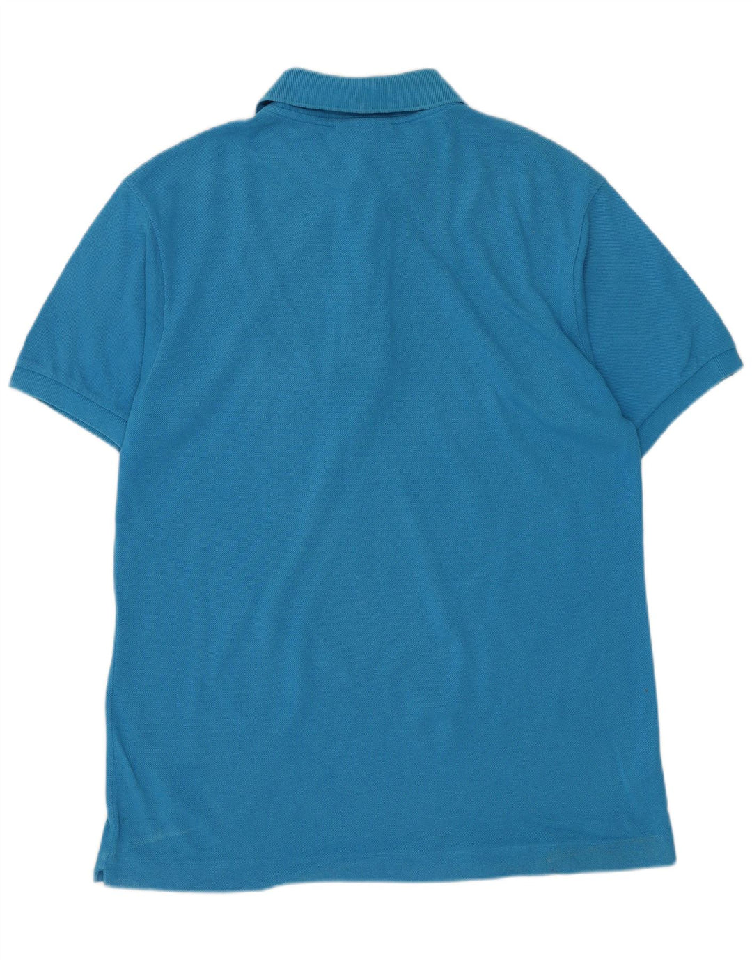 LACOSTE Herren-Poloshirt mit klassischer Passform, Größe 4, mittelblaue Baumwolle