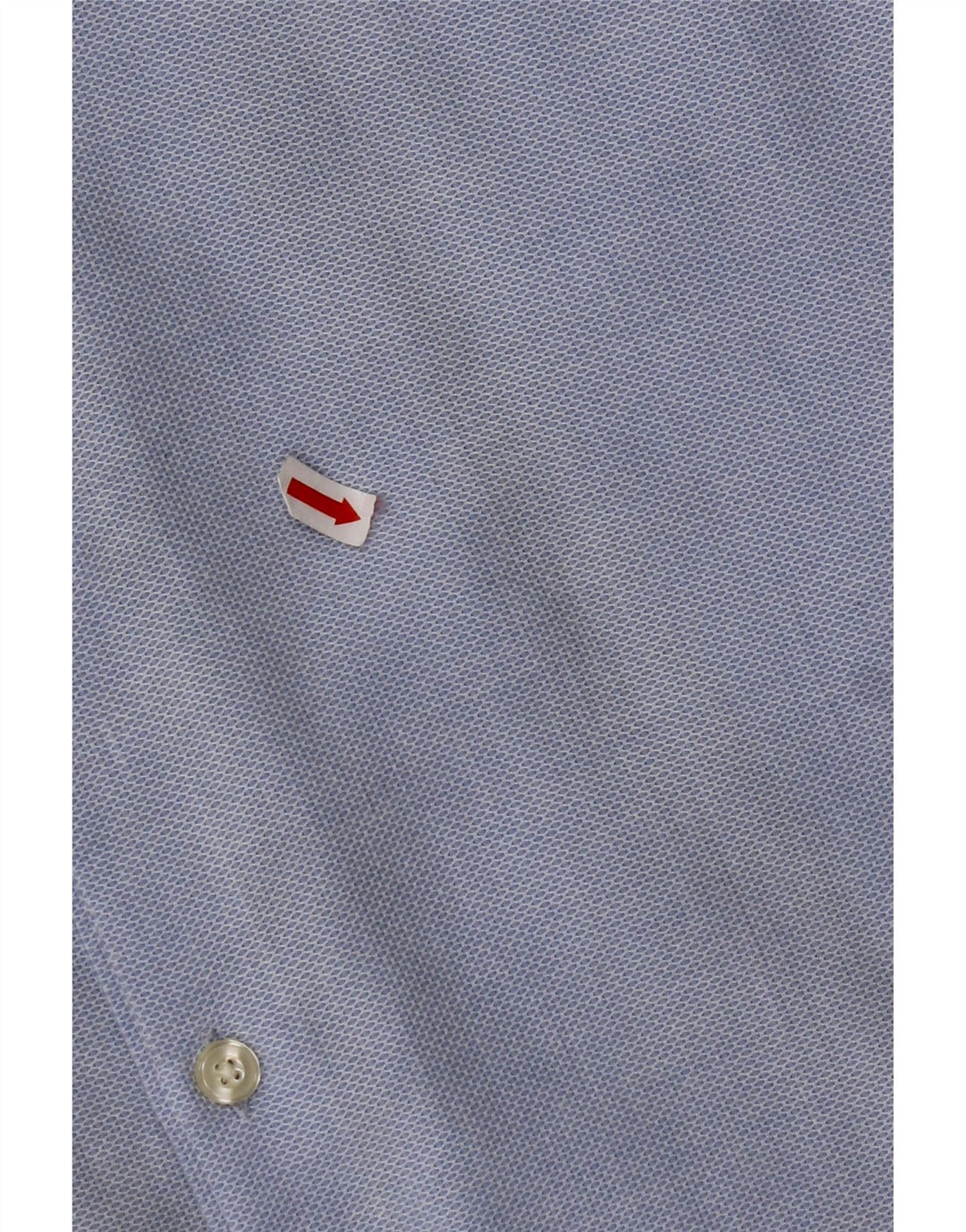 ZARA Herren-Slim-Fit-Hemd, groß, aus blauer Baumwolle