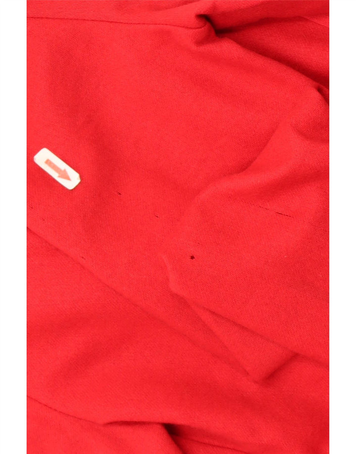 1957 Legendary Longline-Blazerjacke für Damen IT 44 Mittelroter Farbblock