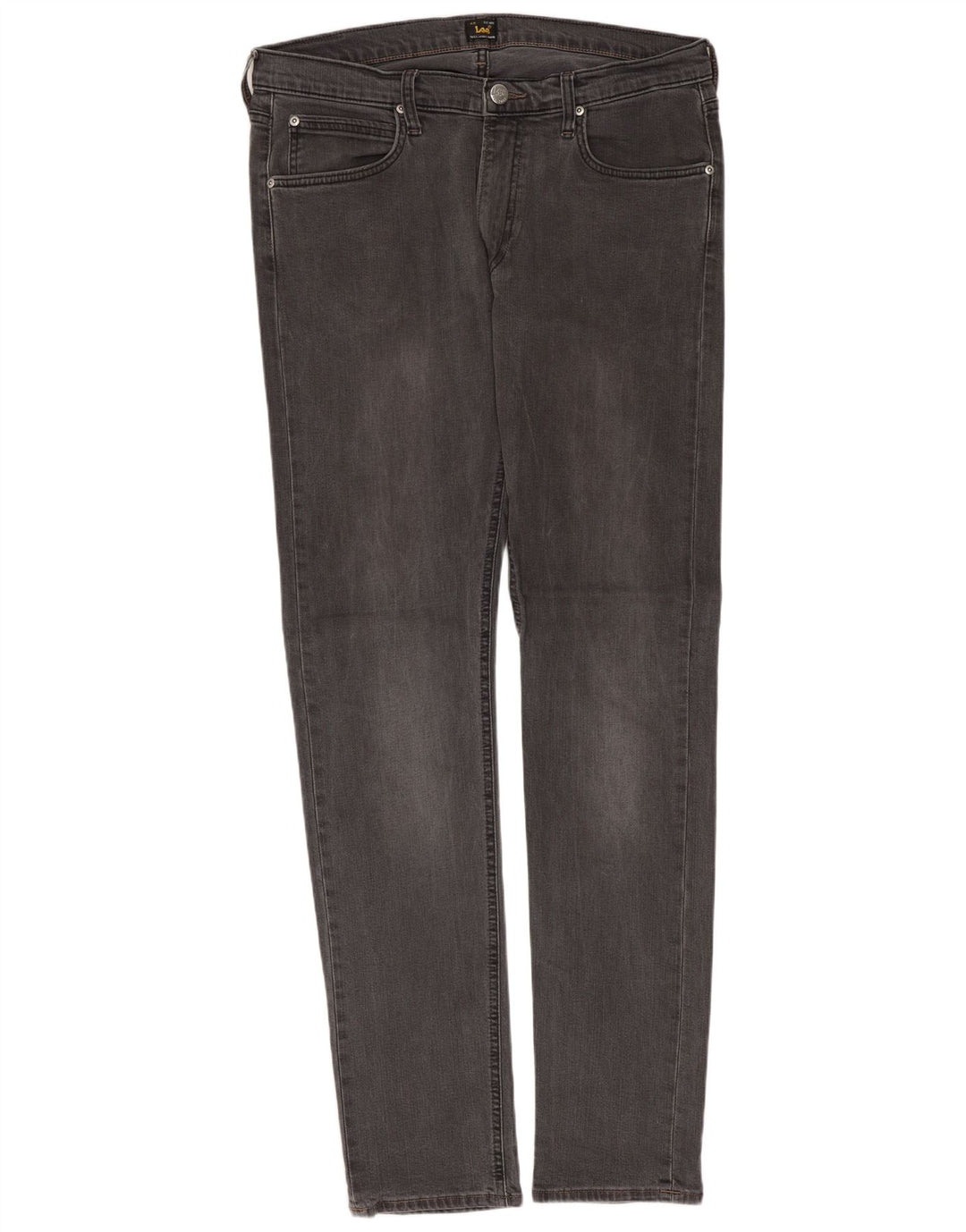LEE Herren Luke Slim Jeans W33 L34 Graue Baumwolle