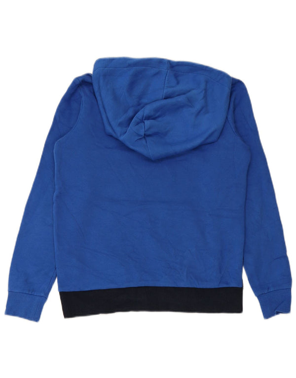 JACK & JONES Kapuzenpullover für Jungen, 11–12 Jahre, blaue Farbblock-Baumwolle